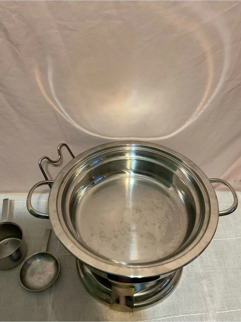 round stainless steel chafing dish buffet set